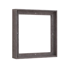 Pixy Canvas Floater Frame 8x8 for 1-1/4 (1.25) inch Deep Canvas Paintings/Canvas Prints/Wood Canvas Panels/Wall Art/Wall Decor/Home Decor/Artwork (Rustic Gray, 8 x 8 inch, Square)