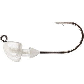 BIG BITE BAITS A-RIG JIGHEAD 1/16 OZ / 4 Pack/Pearl