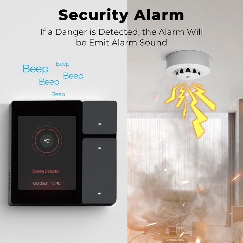 Snblzhef Tuya Smart Touch Screen Central Controller withIR Remote Control