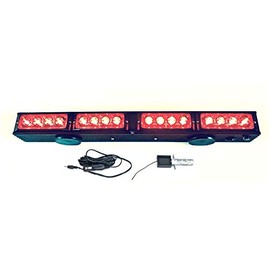 21.5 Inch Wireless LED Tow Light Bar with Red Stop/Tail/Turn Signal LEDs, High Power Magnetic Base and 4pin Round Transmitter - YANTECH USA Warranty