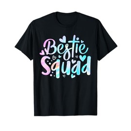 Funny Tie Dye Best Friend Matching Bestie Squad BFF Cute T-Shirt