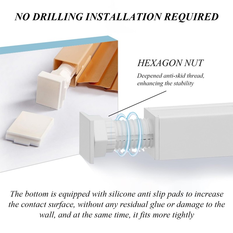 6-Piece Blind Brackets, Blind Mounting Accessories, Punch-Free Blind Reels, Adjustable