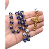 Nazareth Store Catholic Gold Crystal Beads Gold Rosary Flowers Beaded