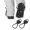 Practical hiking urban type non-slip spike common crampons Black (2 pieces) 2ea