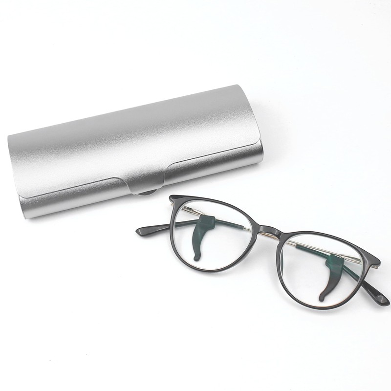 Slim Eyeglass Case, Metal Aluminum Eyeglass Hard Shell, Ultra Thin