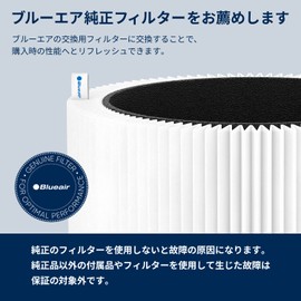Blue Air Air Purifier, Replacement Filter, Particle Plus, Carbon 106332, White, 3410 Tatami Mat