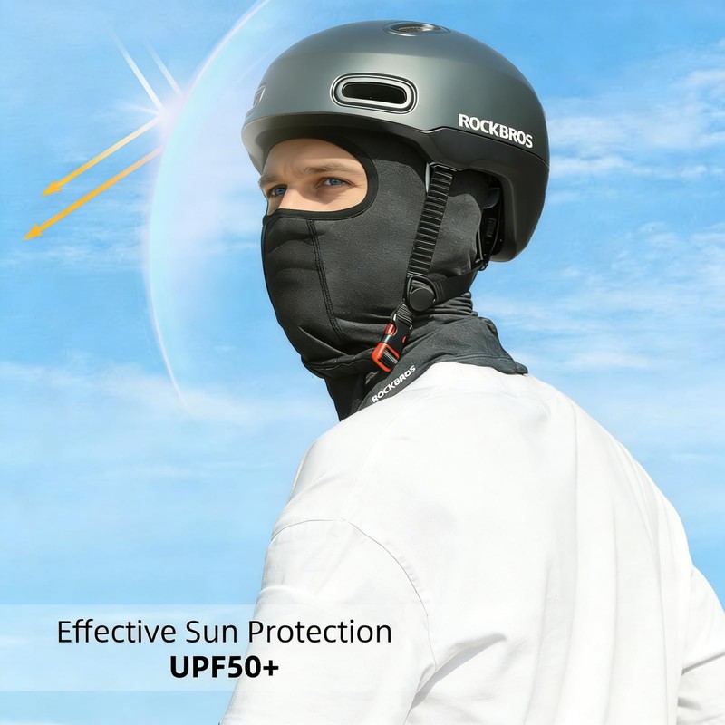 ROCKBROS Balaclava Face Mask Men Women Breathable Windproof Summer Cooling