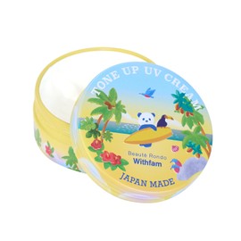Beauty Teronde Withfam Tone Up UV Cream Makeup Base SPF50+ PA++++ Fragrance-Free Composition Formulation From Domestic Rice 2.2 oz (65 g), Made in Japan