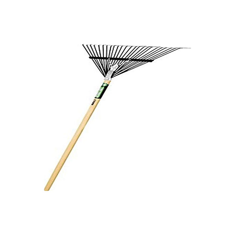 Truper 30452 Tru Tough 48-Inch Steel Leaf Rake, 22-Inch Head,