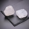 CrystalTears Clear Quartz Crystal Stone, Large 4.5-5.5cm Raw Rock Quartz