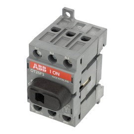 OT25F3 | 1SCA104857R1001 | ABB 3-Pole, Front Operated, Base Mounted, DIN-Rail Non-FUSIBLE Disconnect Switch