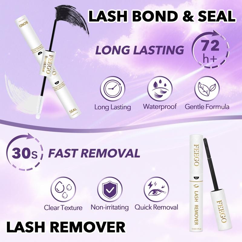 FEEGO 200D Lashes Extension Kit Thick Eyelash Extension Kit 10-20mm