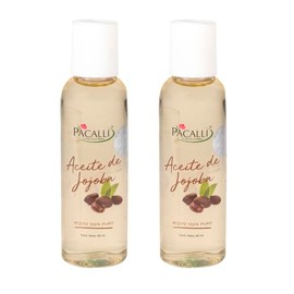 Aceite de Jojoba 100% Puro PACALLI, 2 Pack Tu Aliado para una Piel Hidratada y Ultra Suave 65 ml por pieza