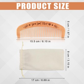 Labor Comb, Wooden Birthing Comb for Labor Pain Labor and Delivery Essentials Engraved Birthing Tool Labor Prep Gift for Pregnancy Women Expectant Mothers Childbirth