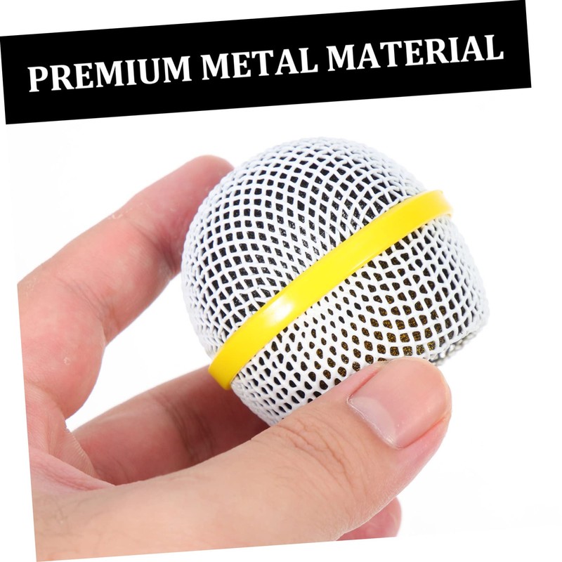 SUPVOX Mic Metal Replacement Grille 10pcs Metal Grille for Wireless