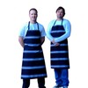 Bib Apron Butcher Stripe Traditional Navy-white Apron Food Unisex poly
