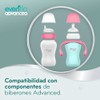 Advanced by Evenflo, Taza Entrenadora Antiderrames, Boquilla con Ultra Suavidad,