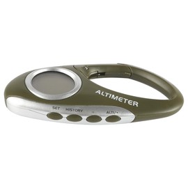 Sarini Digital Altimeter with Portable Hook Design, Multifunctional Barometer, Directional Clock, Temperature, Weather Forecast and Altitude Display for Hiking Climbing