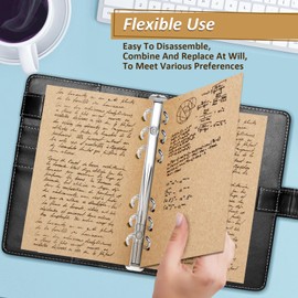 Refill Paper A5 Refillable 3 Pack Note Paper 6 Holes Kraft Paper Refill Paper 135 Sheets Refill Paper Refill Inserts for Agendas Planner Diaries Daily Diary Sketching Painting