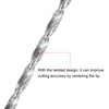 sourcing map HSS(High Speed Steel) Extra Long Twist Drill Bits,