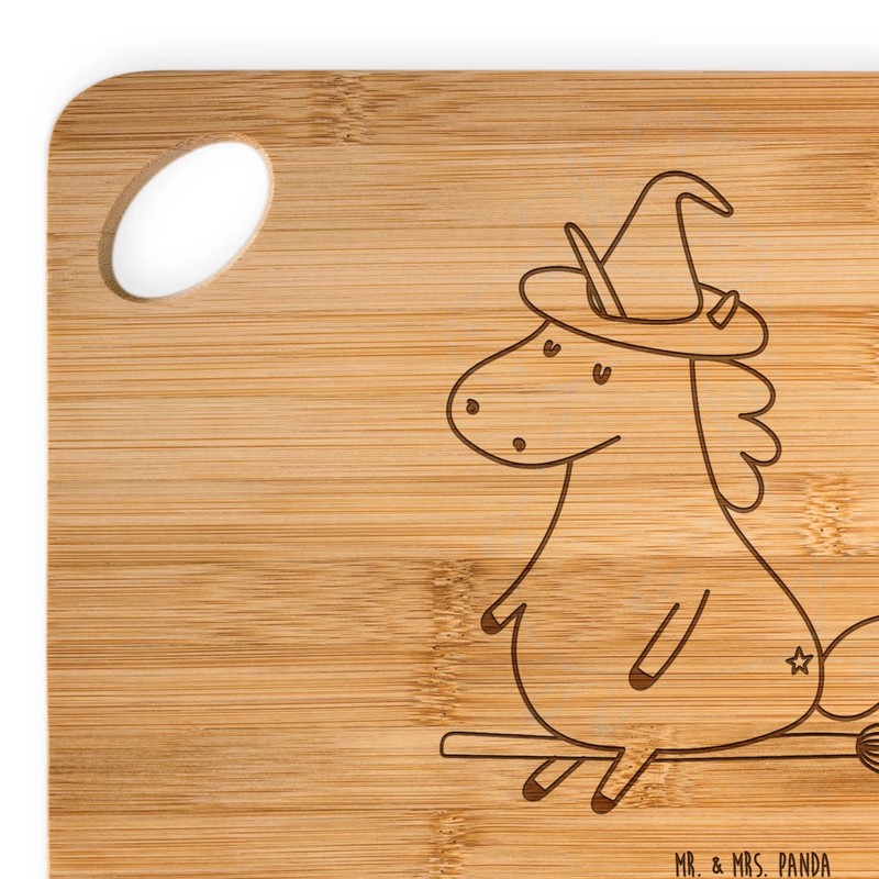 Mr. & Mrs. Panda Bamboo Chopping Board Unicorn Witch Gift