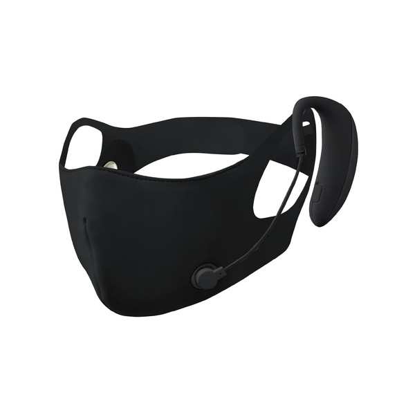 Atex AX-FRL912Lbk Lourdes Style EMS Mask, Large, Black