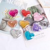 GRIPONG Glitter Heart-Shaped Quicksand Glitter Phone Grip - Secure Handling,