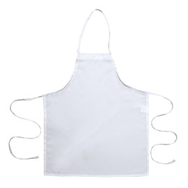 BUMBLE CRAFTS 100% Polyester Apron | 24 x 20 | White Apron | Kitchen Apron Chef Apron & Cooking Apron | 1 Pack