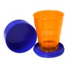 Folding Cup 200 ml Bright Orange Plastic DDR Plastic Drinking