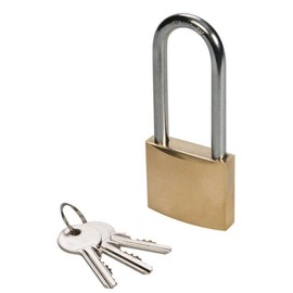 Dapetz ® 38mm Padlock, Heavy Duty Padlock Long Shackle Padlock with 3 Keys, Outdoor High Security Padlock, Key Padlock for Shed, Warehouse, Garage, Garden, Gate