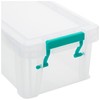 StoreStack 2.2 Litre Storage Box with lid W370xD110xH80mm Clear