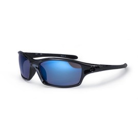 Bloc Eyewear Daytona Sunglasses - Black/Blue Lens