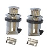 2Pcs Push Button Latch, Push to Close Latches for Perpendicular