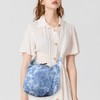 AfitLulu Shoulder Bag for Women, Crescent Bag Tie-dye Style Underarm