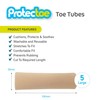 Pack of 5 Protectoe Toe Cushion Tubes, Toe Protectors, Toe