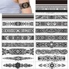 18-1 Temporary Bracelet Tattoos Maori Tattoos Tribal Tattoos Bracelet 18-1