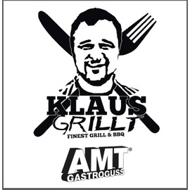 AMT Gastroguss Snack "Klaus grillt" - Tongs for snack bowls and other shapes from the speed oven - accessories. Made of stainless steel, sustainable, durable and developed for professional use.