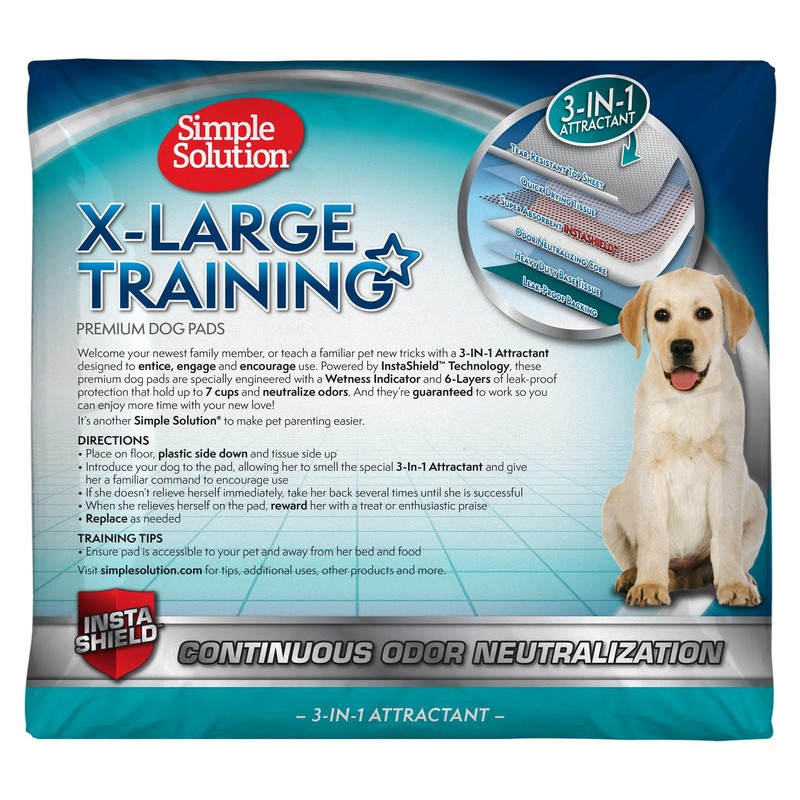 Simple Solution Extra Large Pee Pads For Dogs, Puppy Potty