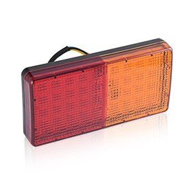 HEHEMM 50 LED Rear Light Brake Light Reverse Light Indicator Lamp for Trailer Truck Caravan (Pack of 2)