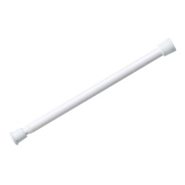 CSZ Tension Rod, Stylish, Mini Pole, White, SS Size, 10.2 - 15.7 inches (26 - 40 cm)