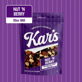 Kar’s Nuts Nut ‘N Berry Trail Mix, 30 oz – Resealable Pouch (Pack of 1), Gluten-Free Trail Mix Snack