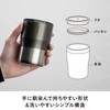 CBJAPAN NORA Tumbler with Lid, 16.9 fl oz (500 ml),