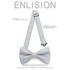 Enlision Men's Bow Tie with Pocket Square - Bow Ties