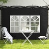 Outsunny Gazebo Side Panels with Window for 3x3(m) or 3x4m