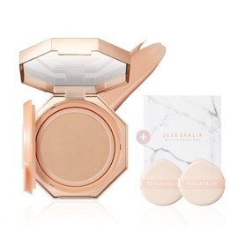 Dear Dahlia 스킨 파라다이스 쉬어 실크 쿠션+쿠션 퍼프 2개입 Skin Paradise Sheer Silk Cushion + Cushion Puff 2-Pack