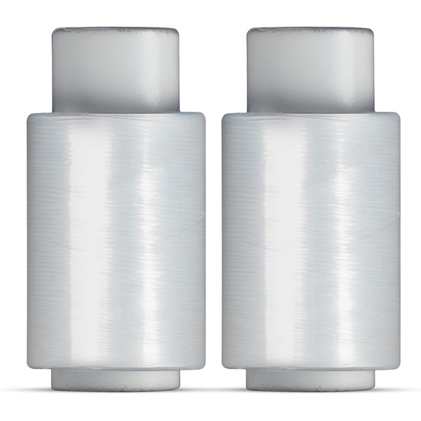 UK SUPPLIES LIMITED 2 Rolls, Clear Mini Stretch Shrink Wrap