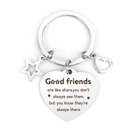 Gifts for Best Friend Women Best Friend Birthday Gifts Long Distance Friendship Keychain Bestie Gift Ideas for Bff Sister Female Classmates Mother's Day Christmas Thanksgiving Valentine Graduation