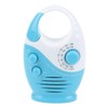 Shower Radio, Waterproof Bathroom Speaker Button, Mini Adjustable Volume Hanging
