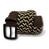 KARMA.DIEM Stretch Belt Unisex Fabric Belt Elastic Braided Belt -