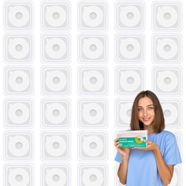 XIIFIIFII 30Pcs Ostomy Barrier Rings, 2mm Thickness Hydrocolloid Tape Cohesive Seals, Elastic Moldable Skin Extender, Ostomy Supplies for Colostomy, Ileostomy & Urostomy Bags